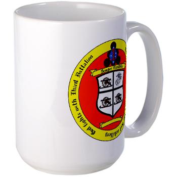 3B11M - M01 - 03 - 3rd Battalion 11th Marines Large Mug