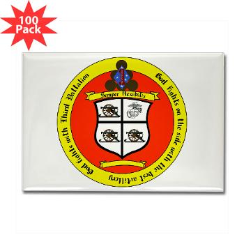 3B11M - M01 - 01 - 3rd Battalion 11th Marines Rectangle Magnet (100 pack) - Click Image to Close