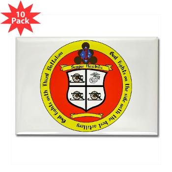 3B11M - M01 - 01 - 3rd Battalion 11th Marines Rectangle Magnet (10 pack) - Click Image to Close