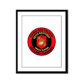 3B2M - M01 - 02 - 3rd Battalion - 2nd Marines - Framed Panel Print - Click Image to Close