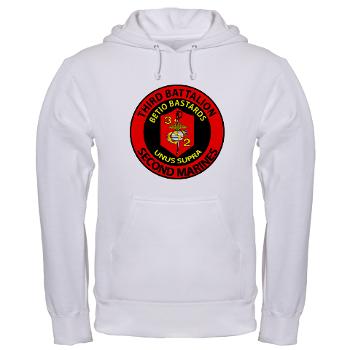 3B2M - A01 - 03 - 3rd Battalion - 2nd Marines - Hooded Sweatshirt - Click Image to Close