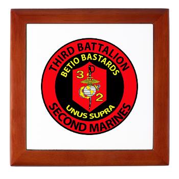 3B2M - M01 - 03 - 3rd Battalion - 2nd Marines - Keepsake Box - Click Image to Close