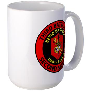 3B2M - M01 - 03 - 3rd Battalion - 2nd Marines - Large Mug - Click Image to Close