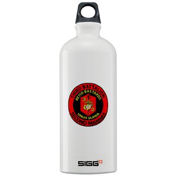 3B2M - M01 - 03 - 3rd Battalion - 2nd Marines - Sigg Water Bottle 1.0L - Click Image to Close