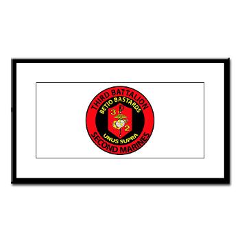 3B2M - M01 - 02 - 3rd Battalion - 2nd Marines - Small Framed Print - Click Image to Close