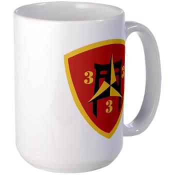 3B3M - M01 - 03 - 3rd Battalion 3rd Marines Large Mug