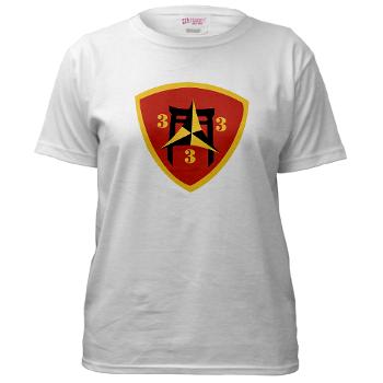 3B3M - A01 - 04 - 3rd Battalion 3rd Marines Women's T-Shirt - Click Image to Close