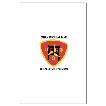 3B3M - M01 - 02 - 3rd Battalion 3rd Marines with Text Large Poster - Click Image to Close