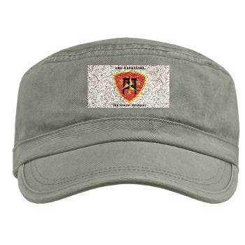 3B3M - A01 - 01 - 3rd Battalion 3rd Marines with Text Military Cap