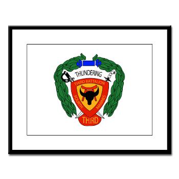 3B4M - M01 - 02 - 3rd Battalion 4th Marines Large Framed Print - Click Image to Close