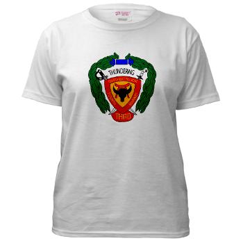 3B4M - A01 - 04 - 3rd Battalion 4th Marines Women's T-Shirt - Click Image to Close