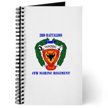 3B4M - M01 - 02 - 3rd Battalion 4th Marines with Text Journal