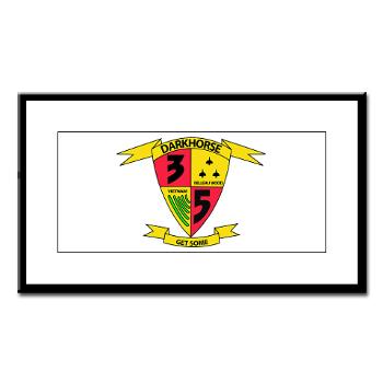 3B5M - M01 - 02 - 3rd Battalion 5th Marines - Small Framed Print - Click Image to Close