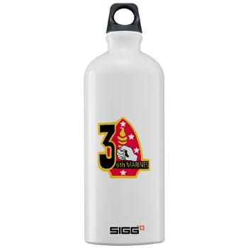3B6M - M01 - 03 - 3rd Battalion - 6th Marines Sigg Water Bottle 1.0L - Click Image to Close