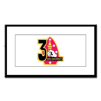 3B6M - M01 - 02 - 3rd Battalion - 6th Marines Small Framed Print - Click Image to Close