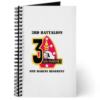 3B6M - M01 - 02 - 3rd Battalion - 6th Marines with Text Journal