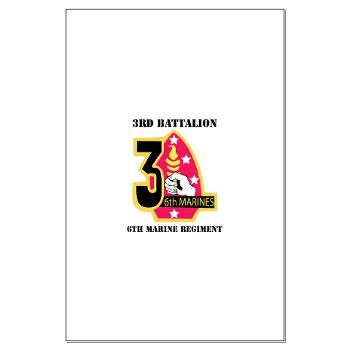 3B6M - M01 - 02 - 3rd Battalion - 6th Marines with Text Large Poster - Click Image to Close