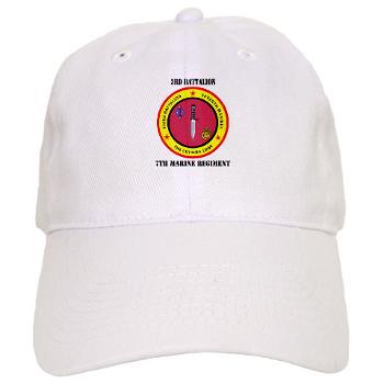 3B7M - A01 - 01 - 3rd Battalion 7th Marines with Text Cap