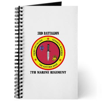 3B7M - M01 - 02 - 3rd Battalion 7th Marines with Text Journal - Click Image to Close