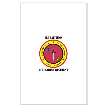 3B7M - M01 - 02 - 3rd Battalion 7th Marines with Text Large Poster - Click Image to Close