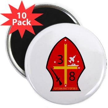 3B8M - M01 - 01 - 3rd Battalion - 8th Marines 2.25" Magnet (10 pack) - Click Image to Close