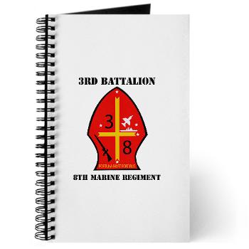 3B8M - M01 - 02 - 3rd Battalion - 8th Marines with Text Journal