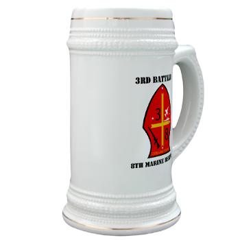 3B8M - M01 - 03 - 3rd Battalion - 8th Marines with Text Stein