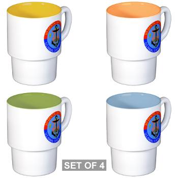 3DB - M01 - 03 - DUI - 3rd Dental Battalion - Stackable Mug Set (4 mugs) - Click Image to Close