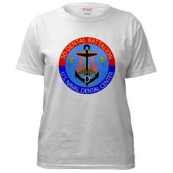 3DB - A01 - 04 - DUI - 3rd Dental Battalion - Women's T-Shirt - Click Image to Close