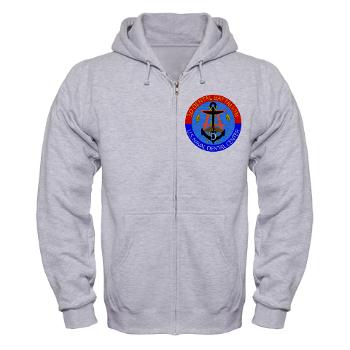 3DB - A01 - 03 - DUI - 3rd Dental Battalion - Zip Hoodie - Click Image to Close