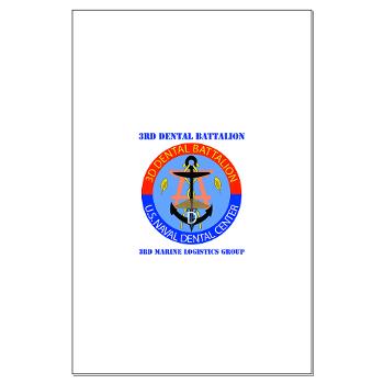 3DB - M01 - 02 - DUI - 3rd Dental Battalion with Text - Large Poster