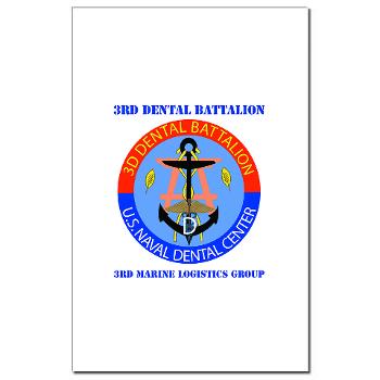 3DB - M01 - 02 - DUI - 3rd Dental Battalion with Text - Mini Poster Print