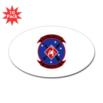 3LAADBn - M01 - 01 - 3rd Low Altitude Air Defense Bn - Sticker (Oval 10 pk) - Click Image to Close