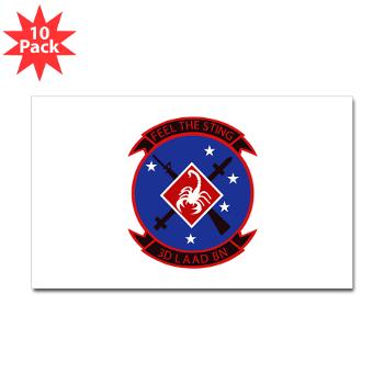 3LAADBn - M01 - 01 - 3rd Low Altitude Air Defense Bn - Sticker (Rectangle 10 pk) - Click Image to Close
