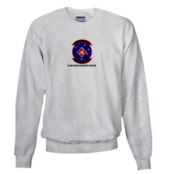 3LAADBn - A01 - 03 - 3rd Low Altitude Air Defense Bn with Text - Sweatshirt