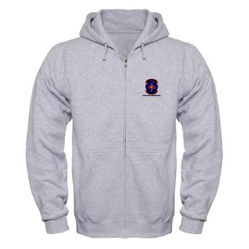 3LAADBn - A01 - 03 - 3rd Low Altitude Air Defense Bn with Text - Zip Hoodie