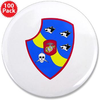3LARB - M01 - 01 - 3rd Light Armored Reconnaissance Bn 3.5" Button (100 pack) - Click Image to Close