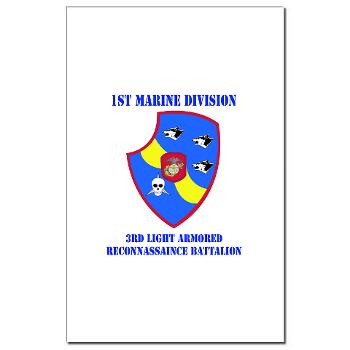3LARB - M01 - 02 - 3rd Light Armored Reconnaissance Bn with Text Mini Poster Print - Click Image to Close