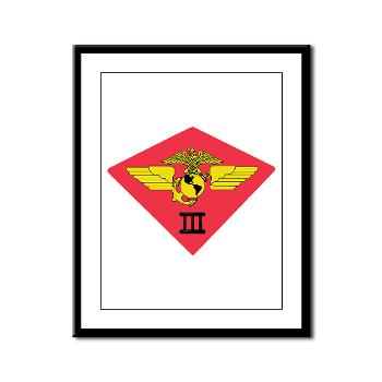3MAW - M01 - 02 - 3rd Marine Air Wing Framed Panel Print - Click Image to Close