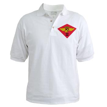3MAW - A01 - 04 - 3rd Marine Air Wing Golf Shirt