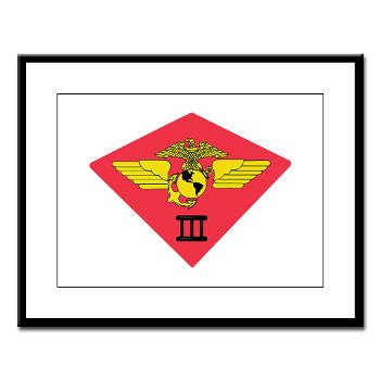 3MAW - M01 - 02 - 3rd Marine Air Wing Large Framed Print - Click Image to Close