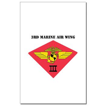 3MAW - M01 - 02 - 3rd Marine Air Wing with Text Mini Poster Print - Click Image to Close