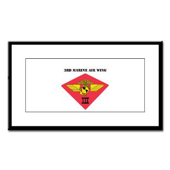 3MAW - M01 - 02 - 3rd Marine Air Wing with Text Small Framed Print