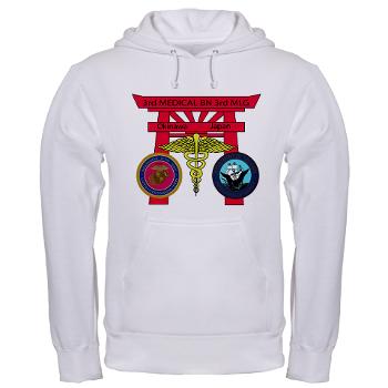3MB - A01 - 03 - DUI - 3rd Medical Battalion with Text - Hooded Sweatshirt - Click Image to Close