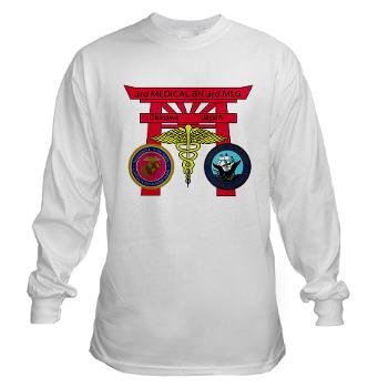3MB - A01 - 03 - DUI - 3rd Medical Battalion with Text - Long Sleeve T-Shirt