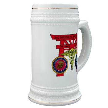3MB - M01 - 03 - DUI - 3rd Medical Battalion with Text - Stein