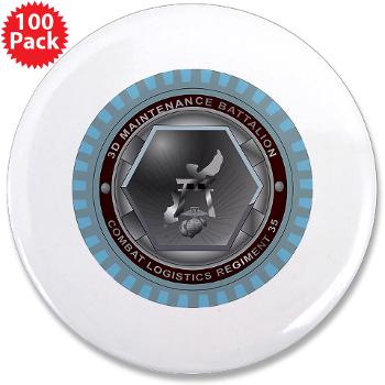 3MB35 - M01 - 01 - 3rd Maintenance Battalion 3.5" Button (100 pack) - Click Image to Close