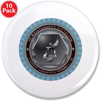 3MB35 - M01 - 01 - 3rd Maintenance Battalion 3.5" Button (10 pack) - Click Image to Close