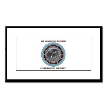 3MB35 - M01 - 02 - 3rd Maintenance Battalion with Text Small Framed Print - Click Image to Close