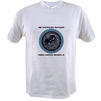 3MB35 - A01 - 04 - 3rd Maintenance Battalion with Text Value T-Shirt - Click Image to Close